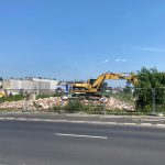 Zdjęcie z prac rozbiórkowych