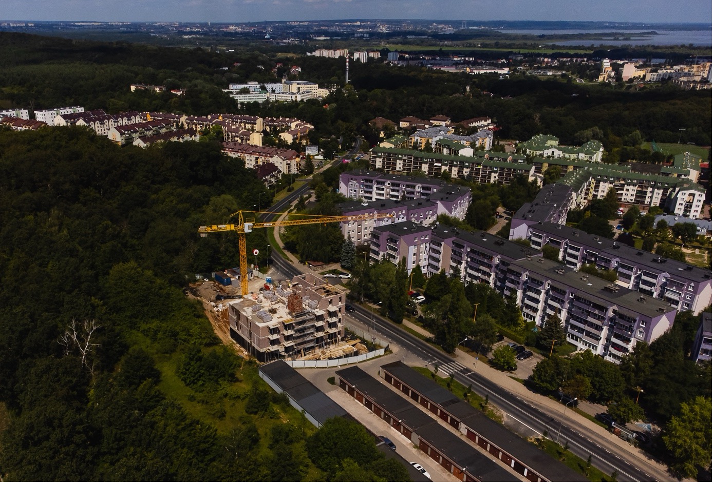 Postęp prac budowlanych w Inwestycji Kolorowych Domów 9 w Szczecinie: SOVO Development