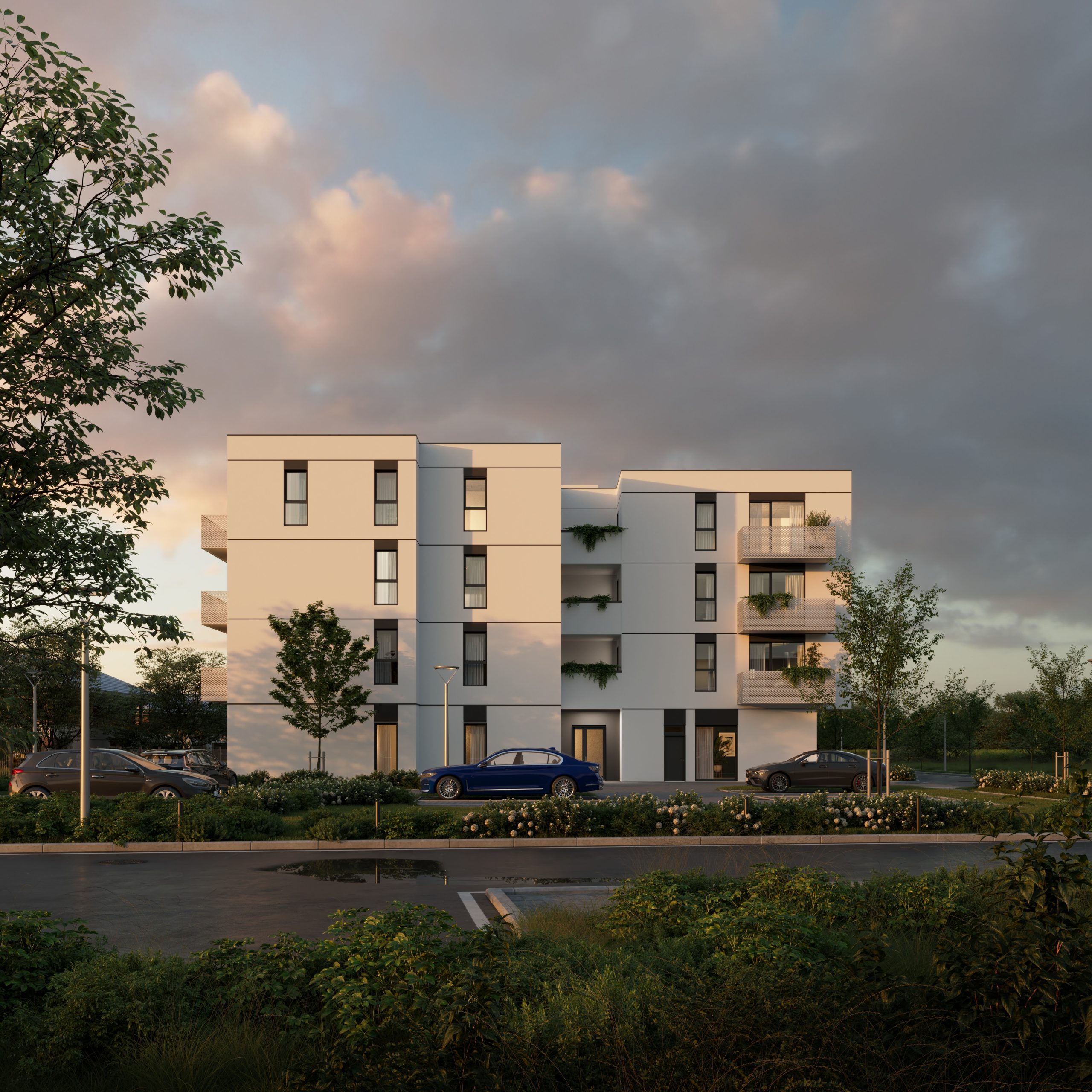 Wizualizacja budynku A w Tarasy Rokietnica