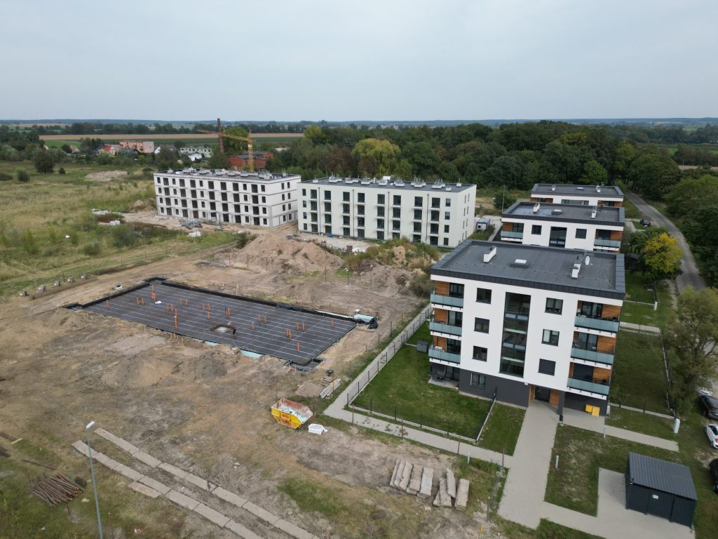 Zbrojenie płyty fundamentowej budynku F w Osiedlu Gwiazdowo.