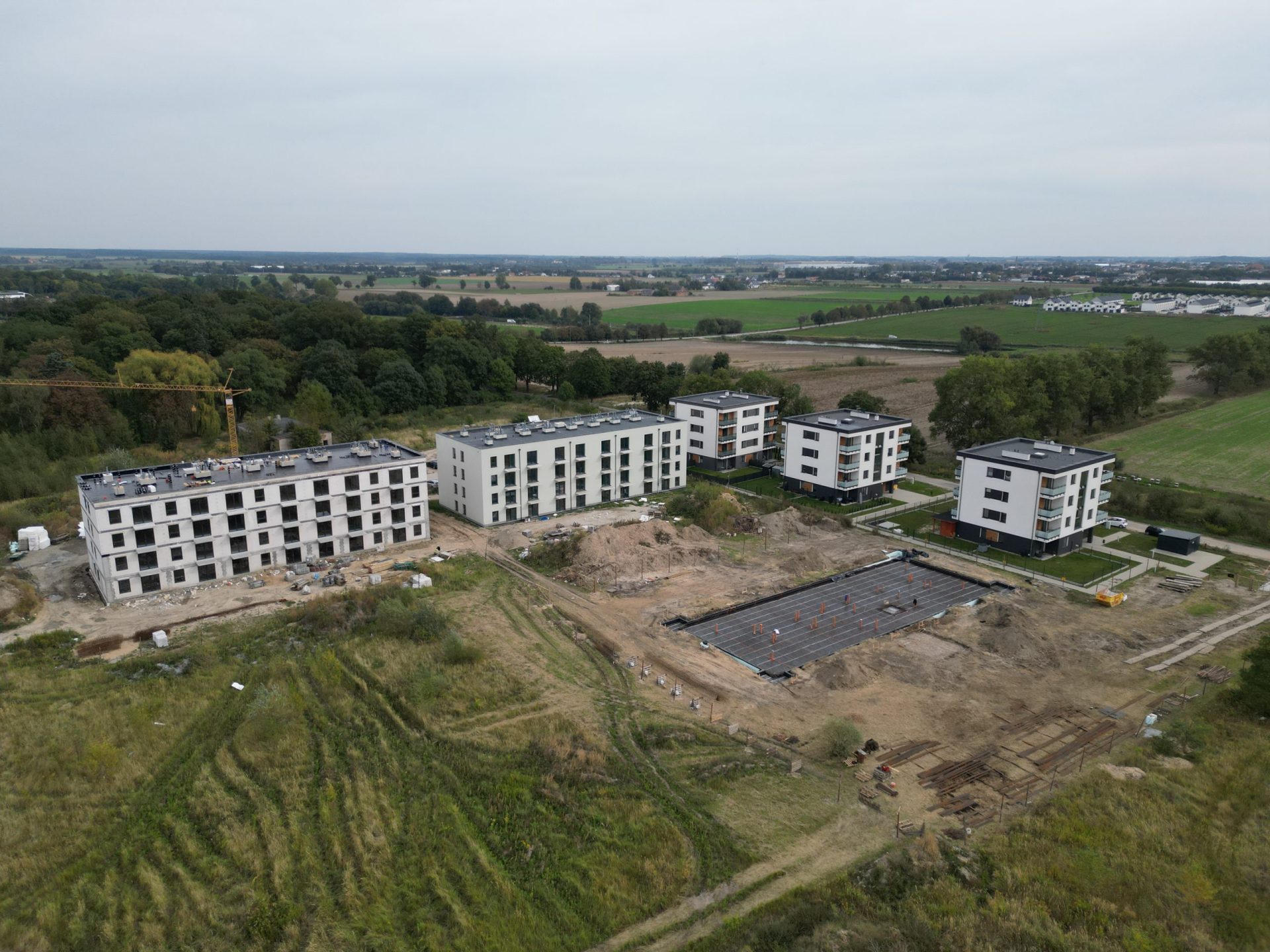 Osiedle Gwiazdowo: Zbrojenie płyty fundamentowej pod budynkiem