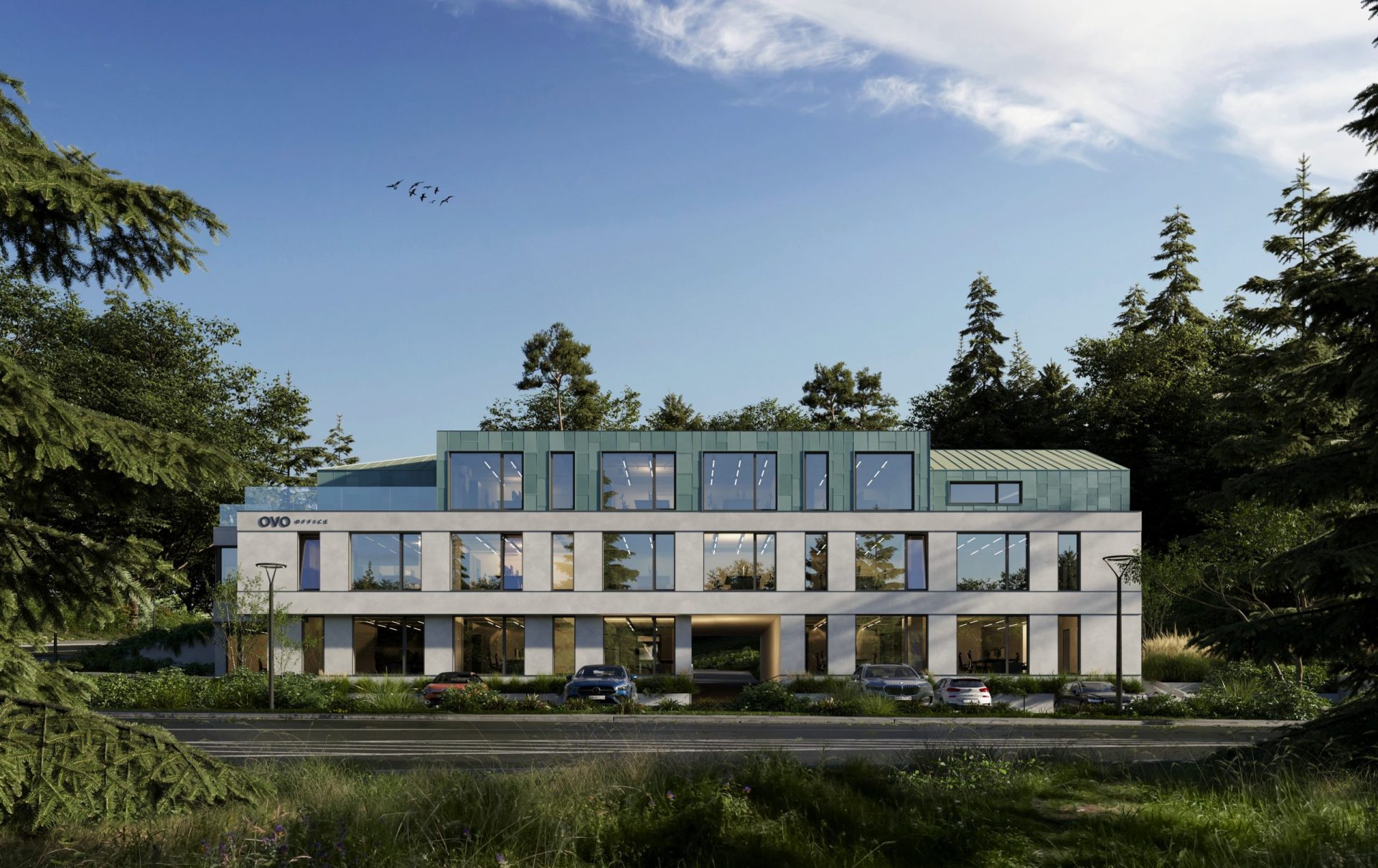 OVO Office pod Poznaniem. Kameralna architektura wśród drzew