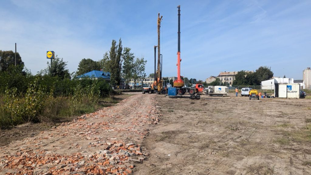 Zdjęcie z budowy Inwestycji Kamienice Calisia