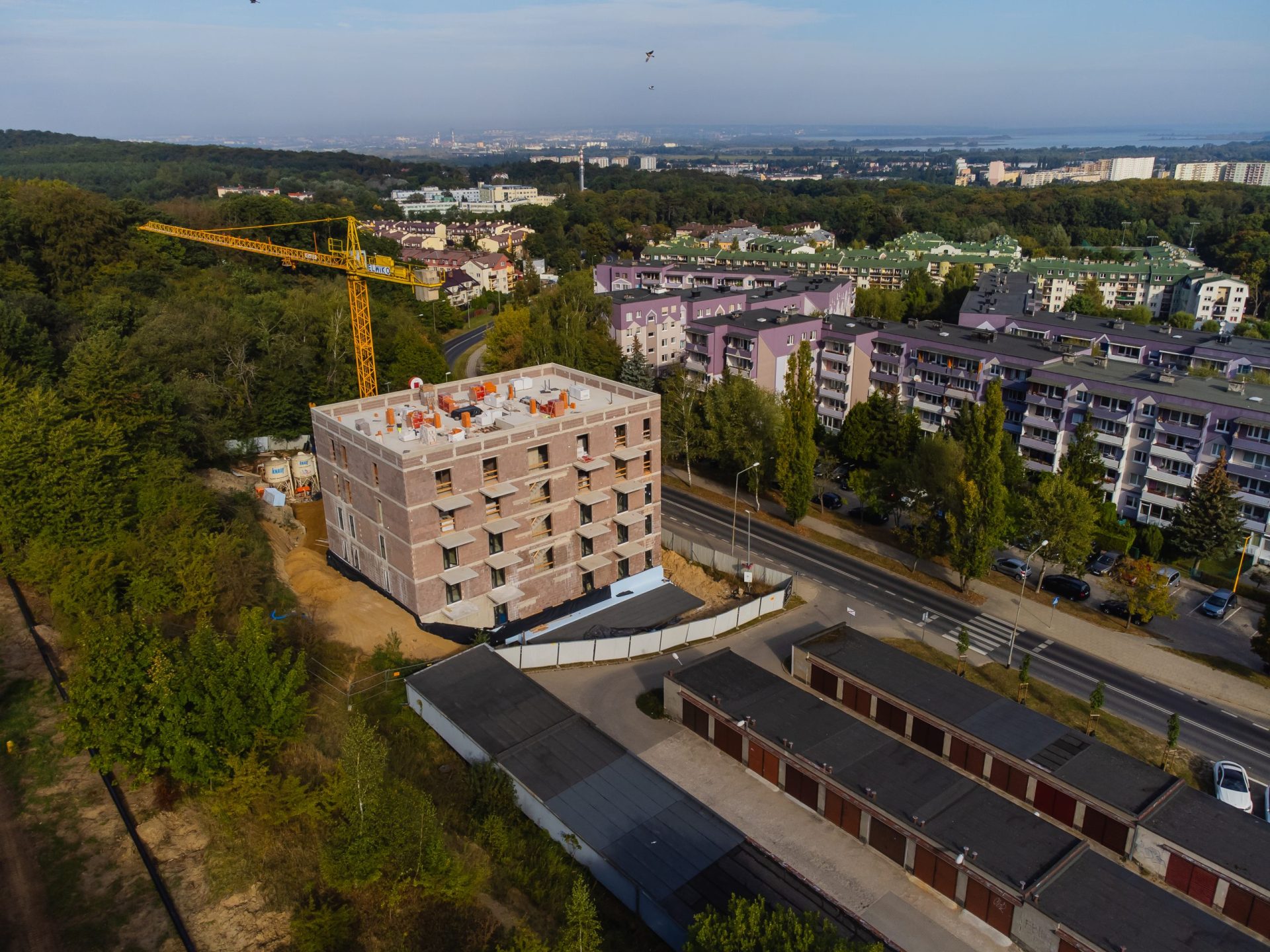 Postęp prac w inwestycji Kolorowych Domów 9: Zakończenie V etapu budowy