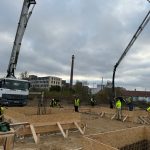 Zdjęcie z budowy - prace związane ze "stanem zerowym"