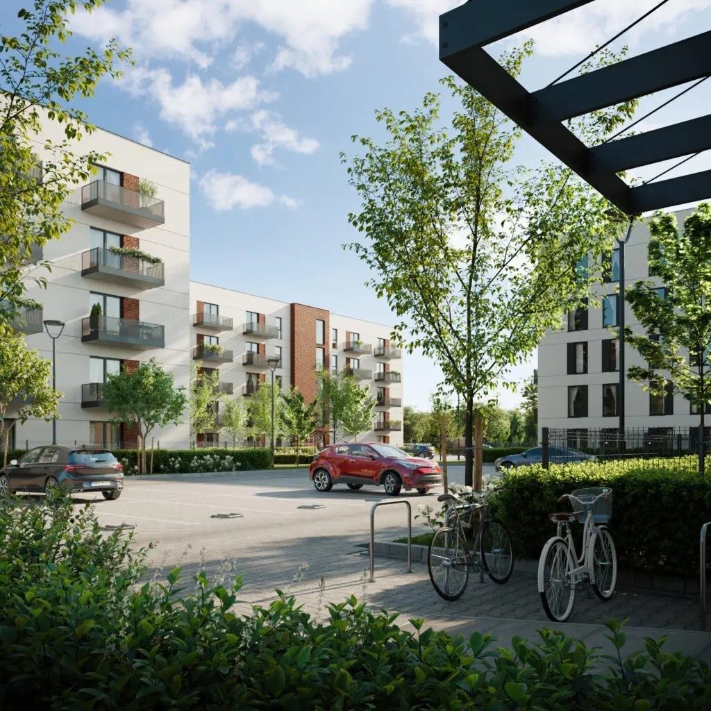 Wizualizacja budynków Osiedle Wajdy 20