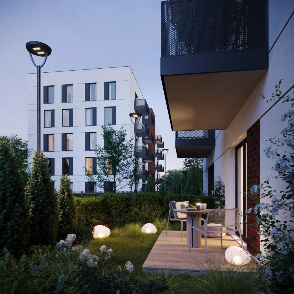 Wizualizacja budynków Osiedle Wajdy 20