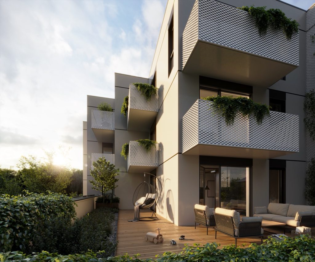 Wizualizacja balkonu Rokietnica budynek C