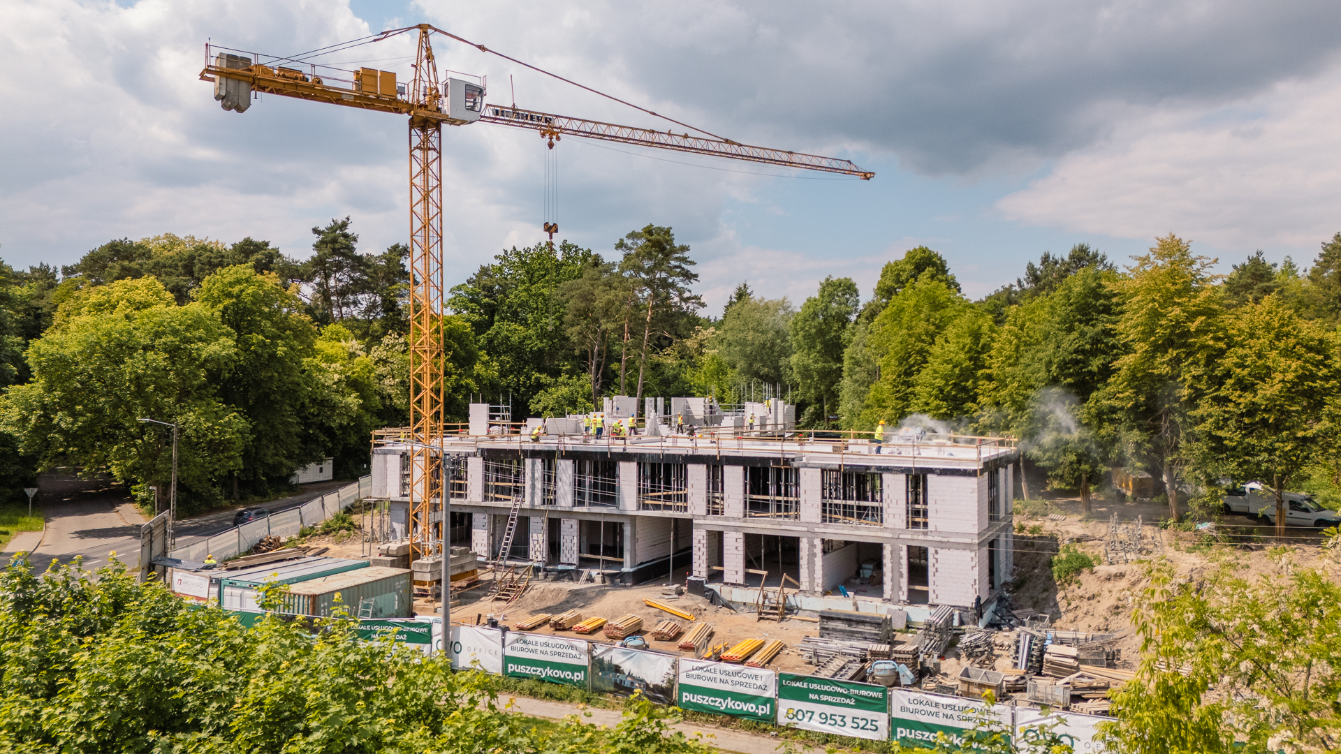 Budowa OVO OFFICE w Puszczykowie i harmonogram płatności 20/80