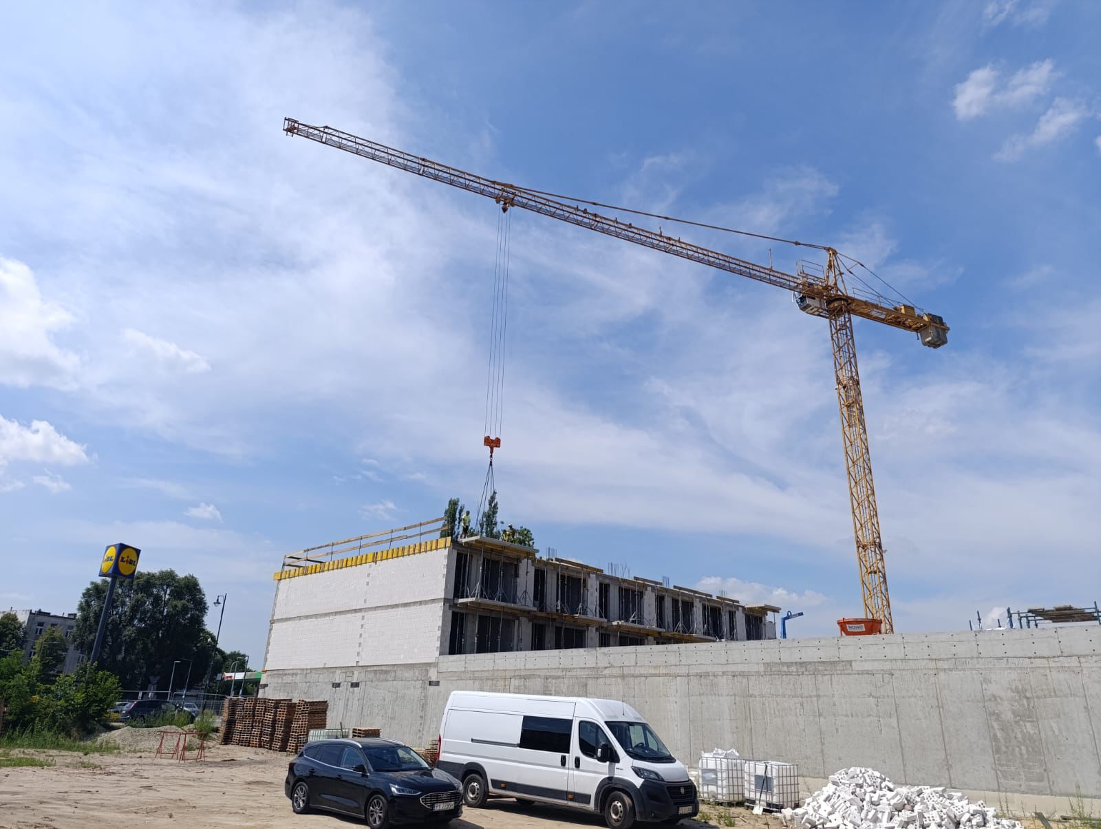 Kamienice Calisia: zakończono 5. etap budowy! Strop nad drugim piętrem już zabetonowany