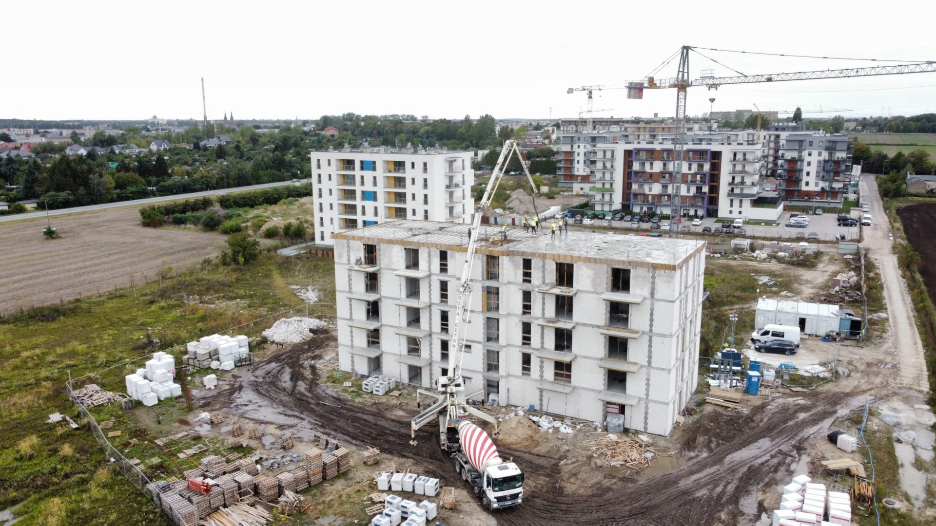 Osiedle Wajdy 20 w Kutnie: Postęp prac na budowie